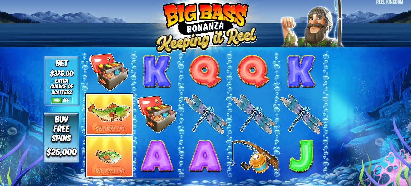 Big Bass Bonanza Keeping it Reel бонусы