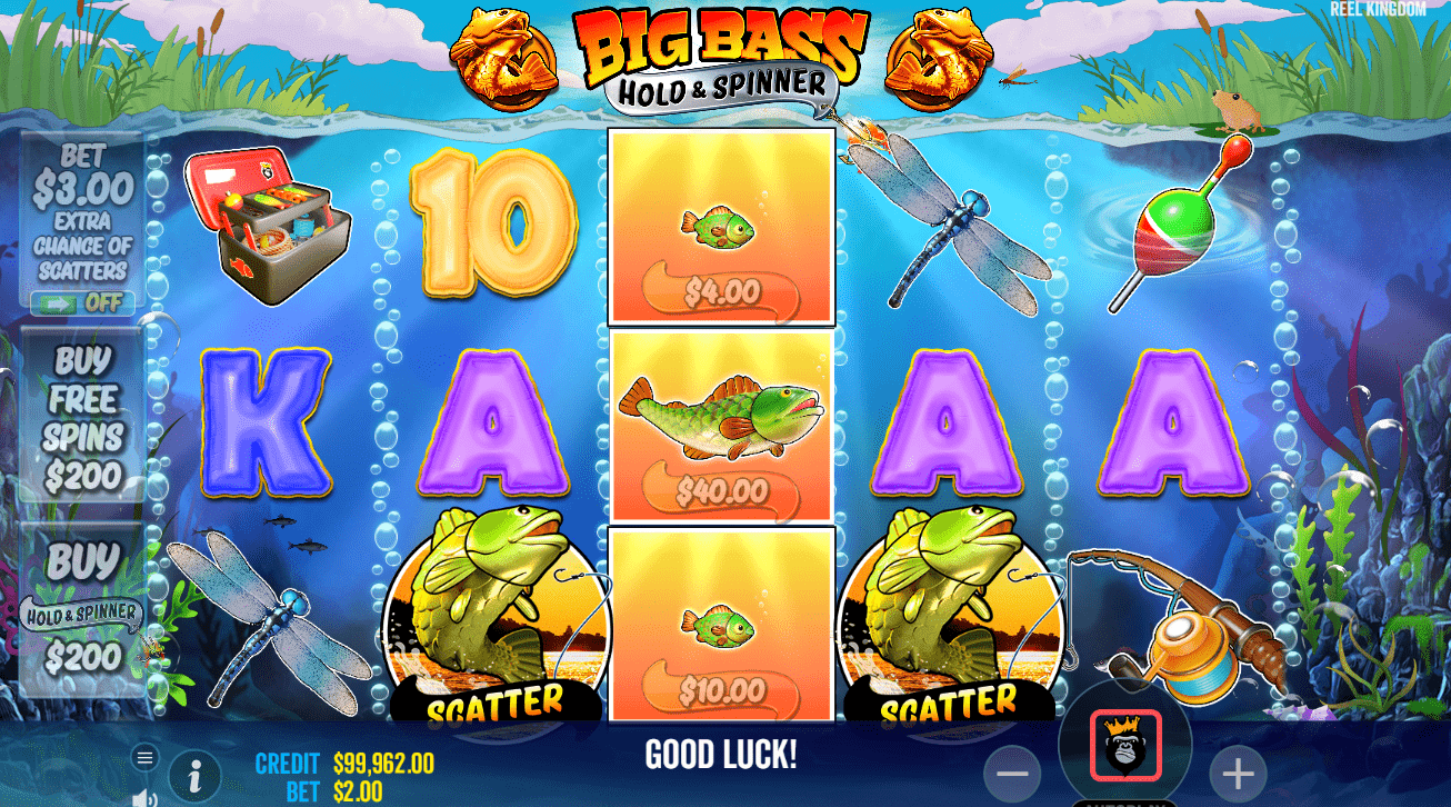 big bass hold spinner играть бесплатно